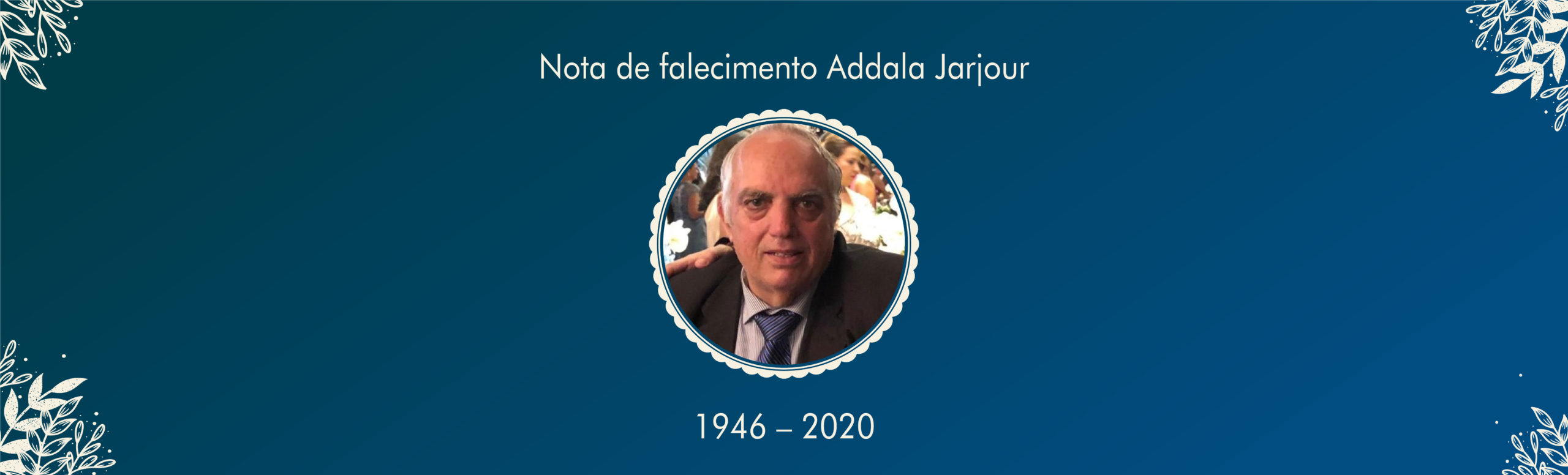 Nota de Falecimento Abdala Jarjour