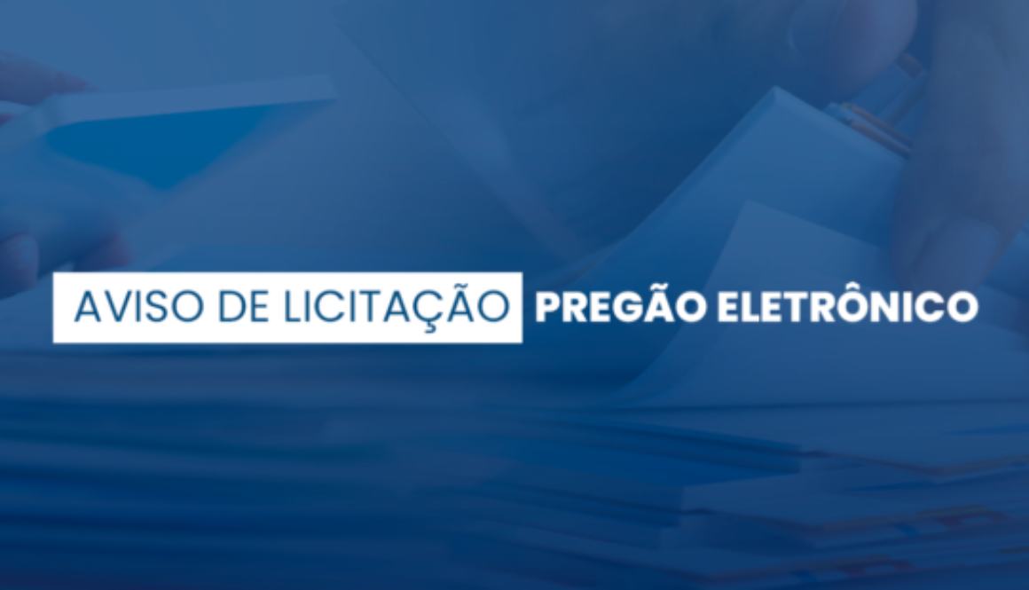 v1-Aviso de Licitação Pregão Eletrônico