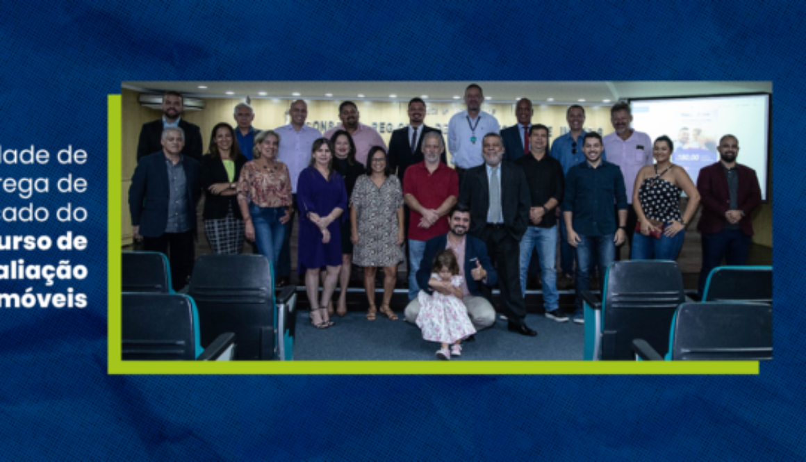 banner-Solenidade de Entrega de Certificado do curso de Avaliação de Imóveis
