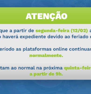 COMUNICADO - FERIADO